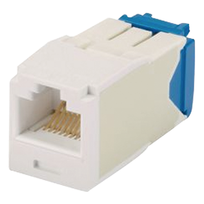 CJ6X88TGEI - Jack RJ45 / Cat 6A / TG Sin Herramienta / 22-26 AWG / 10GBASE-T / Marfil