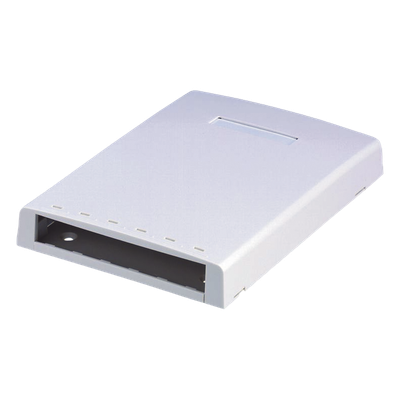 CBXF6WH-AY - Caja de Montaje en Superficie / 6 Módulos Mini-Com / Almacenamiento 24 m (78.7 ft) Fibra / Color Blanco