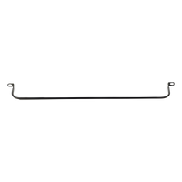 SRB19BLY - Barra de Alivio de Tensión / Extensión 2 Pulgadas / Rack 19 Pulgadas / 1U / Color Negro