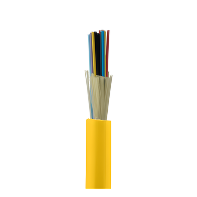 FSDR924Y - Cable de Fibra Óptica / 24 Hilos / Monomodo OS2 9/125 / Interior / Tight Buffer 900µm / OFNR Riser / Dieléctrico / Precio Por Metro (3.28 pies)