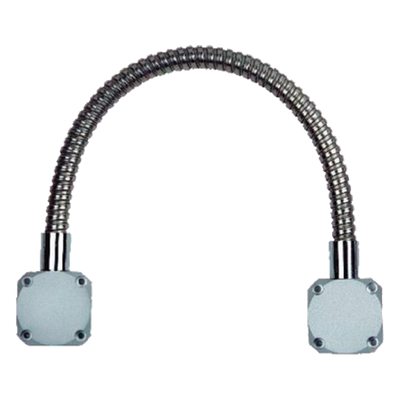 9509 - Loop para Cable / Montaje Superficie Lado Bisagra / 4-Conductor Cal 22 o 2-Conductor Cal 18 / 7 pulgadas (177.8 mm) / Uso Pesado / Acabado Plata