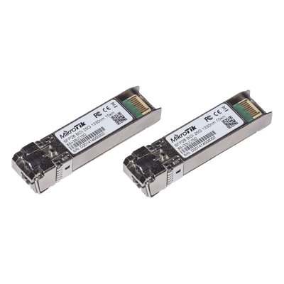 XS+2733LC15D - Kit de módulos ópticos bidireccionales / 1G-10G-25G / 15 km (49.2 ft) / SMF / 1270nm+1330nm