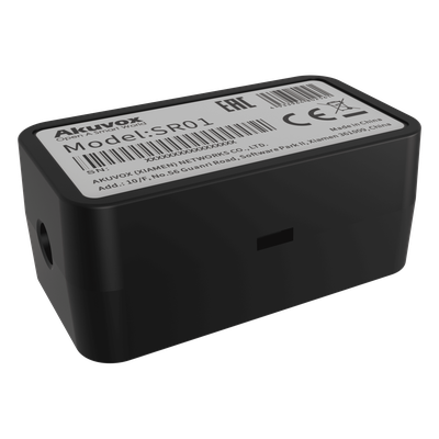 SR01 - Módulo I/O para Control de Puerta / Comunicación Encriptada RS-485 / 1 Salida Relay NO/COM/NC / 1 Entrada Botón de Salida / Temperatura -20°C ~ +60°C / Interior