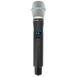 Micrófono Mano Inalámbrico EP-59H | Rango Frecuencia 470-510MHz, 540-590MHz, 640-690MHz, 807-830MHz | Potencia Salida ≥10dBm | Autonomía >10 Horas | Mute Automático por Caída | Display OLED | 7 Niveles Potencia Aju