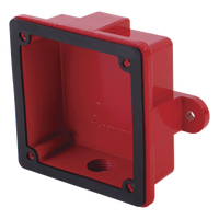 HC-BB-1 - Caja de Montaje / 24VDC / 100mA / 96dB@10ft / UL-464 NFPA72 / Interior-Exterior / 4.25x4.25x1.5in