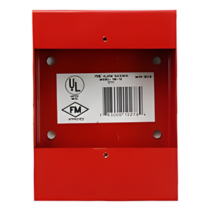 SB-10 - Caja de Montaje Superficial / Policarbonato Lexan / Acero Calibre 16 / 139 x 104 x 35 mm / Para Estaciones Manuales Direccionables