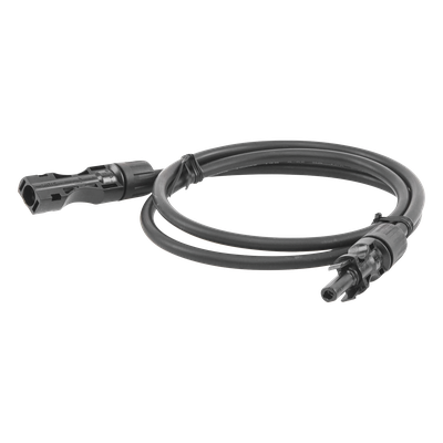 CBLMC41MBLK - Cable Fotovoltaico / 1 m (3.28 ft) / 10 AWG / MC4 Macho-Hembra / Negro / Intemperie