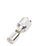 RFU-507-ST - Conector UHF Macho / Anillo Plegable / Bronce Plateado / Teflón / RG-8, RG-213/U, BELDEN 8237, 8267