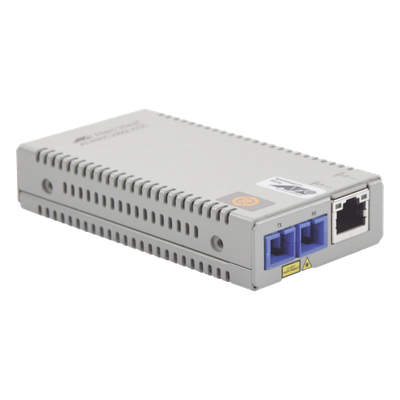 AT-MMC2000LX/SC-TAA-60 - Convertidor de medios Gigabit Ethernet a fibra óptica, conector SC, monomodo (SMF), versión TAA (Trade Agreement Act), 10 Km