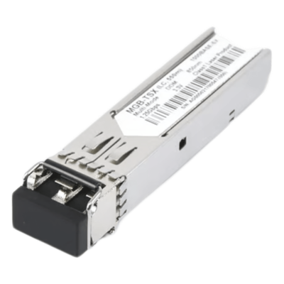 MGB-TSX - Transceptor SFP Industrial / 1000Base-SX / Fibra Multimodo LC / Alcance 550 m (1804.5 ft) / Rango -40 a 75 °C / Hot-Pluggable