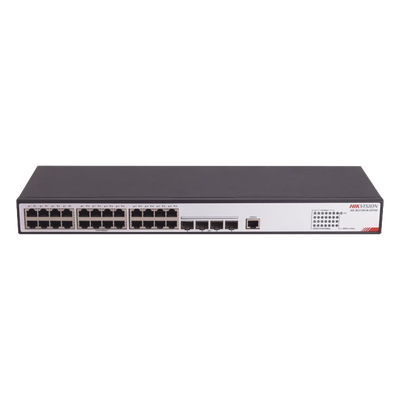 DS-3E2728-HI-24T4X - Switch Administrable / 24 Puertos RJ45 Gigabit / 4 Puertos SFP 10G / 216 Gbps / 1.44 ft × 0.52 ft × 0.14 ft