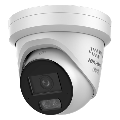 DS-2CD23123G2-LIY - Cámara Turret IP / 12 Megapixel / 2.8 mm / AcuSense / WDR 120 dB / Dual Light 40 m (131.2 ft) / IP67 / PoE