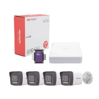 Hikvision Kit de Videovigilancia IP / 4 Megapixel / NVR 4 Canales PoE+ KIT4MP/4B/1TB