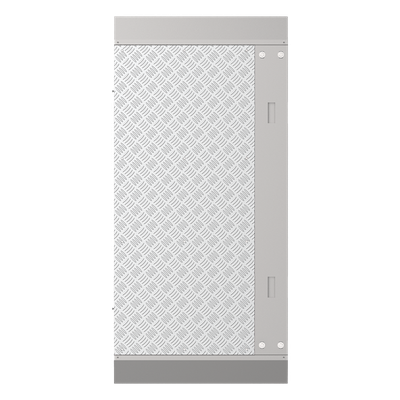 DS-K3B530X-BASE900-M - Base adicional para torniquete swing / 1 carril / 90 cm (2.95 ft) / Instalación sin perforación