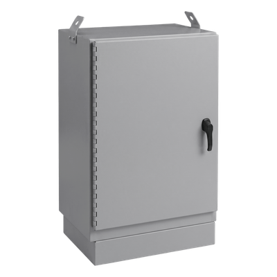 T503044FTTXDA - Gabinete para Exterior Tipo 4X Doble Puerta / Aluminio Soldado / 30 x 30 x 44 pulgadas / IP66 / Aislamiento Térmico / Gris RAL 7035
