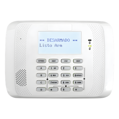 6162-RF - Teclado / Transceiver / Pantalla alfanumérica 4 líneas / Receptor RF 200 pies / Compatible serie 5800