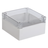 TXG-01-5 - Gabinete Plástico para Exterior / IP65 / IK07 / 160 x 160 x 90 mm / Tapa Transparente / ABS 3 mm / -20 a 60 °C
