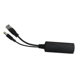 WI-POE11S-48V - Splitter PoE / Entrada 802.3af/at 30W / Salida 12 Vcc 2A / Puerto 10/100 Mbps / Protección 6 kV / -40 a 80°C