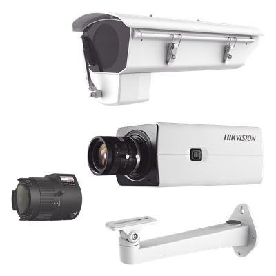 KITCAMREF - Kit de Cámara IP con Gabinete para Cuartos Frios con Ventilador, Calefacción y Parabrisas Incluye Lente varifocal