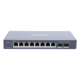 DS-3E1510P-SI - Switch Administrable PoE+ / 8 Puertos Gigabit / 2 SFP / Extensión 300 m (984.3 ft) / 110 W / Gestión en la Nube