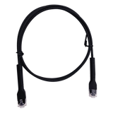 LP-PSLIM-2BK - Cable de Parcheo UTP / Cat6 / 250 MHz / 2 m (6.56 ft) / Ultra Slim / Conectores RJ45 Chapados en Oro