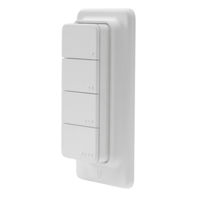 SHELLYBLURCBUT4 - Botón Inalámbrico / Bluetooth / 4 Botones Programables / BLE / Batería 2 Años