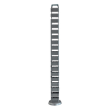 ORG-VERT - Organizador de Cables Vertical Articulado / Altura Ajustable / 18 Enlaces / ABS y Acero Inoxidable / Operación hasta 105°C