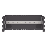 IABDIN4 - Soporte de Riel DIN Industrial / 4U / Rack 19 in / Acero / Gestión de Cables
