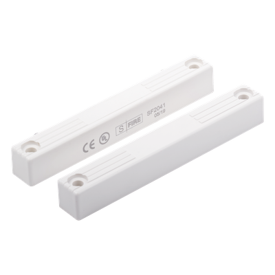 SF-2041 - Contacto Magnético para Puertas y Ventanas / GAP 70 mm / Perfil Delgado / Operación NC / 12 VCC