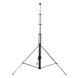 TELE-MAST-M9 - Mástil Telescópico Manual / 9 m (29.5 ft) / Retráctil 2.25 m (7.4 ft) / Carga 20 kg / Viento 100 km/h / Aluminio 6063 / IP65