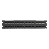NK5EPPG48Y - Panel de Parcheo Punchdown / Categoría 5e Clase D / 48 Puertos / 2UR / Diseño Plano