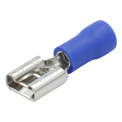 AE55095 - Terminal Hembra Aislada / 16-14 AWG / Conector 0.250" (6.35 mm) / Estilo Push-On / Paquete 25 Piezas