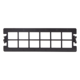 LP-FO-D12 - Placa Acopladora Vacía / 12 Puertos SC Simplex o LC Duplex / 19 Pulgadas / Compatible APC-UPC