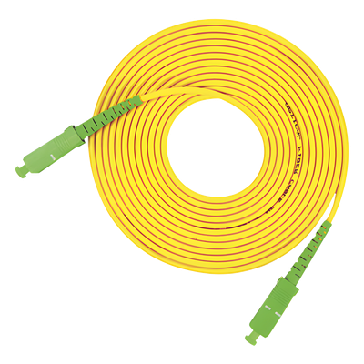 LP-FO-SCA-SCA-03 - Jumper de Fibra Óptica / SC/APC a SC/APC / Monomodo OS1/OS2 / Simplex / 3 m (9.84 ft) / 2 mm
