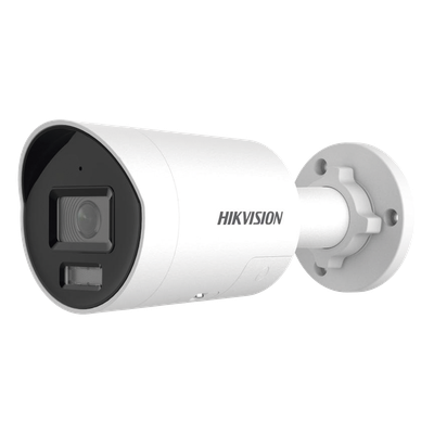 DS-2CD2087G2H-LIU/SL - [Dual Light + ColorVu] Bala IP 8 Megapixel (4K) / Lente 2.8 mm / 40 mts IR + 40 mts Luz Blanca / Exterior IP67 / Luz Intermitente y Alerta de Audio / Micrófono Integrado / ACUSENSE / Metal / ACUSEARCH