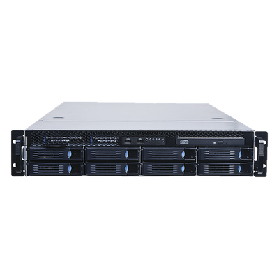 HNMPE64C64T8 - NVR empresarial / 64 canales IP / 4K / 64 TB incluidos / RAID 1-5-6-10 / Windows 10 IoT Enterprise / Fuente redundante
