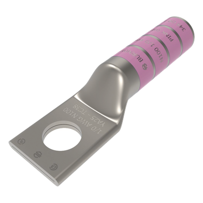 HUB-YA25 - Zapata Terminal / Barril Largo / 1/0 AWG / 5/16" / 35 kV / 2.48 in