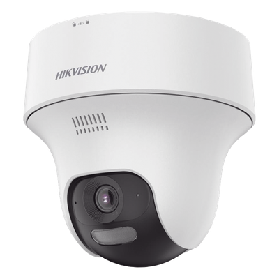 DS-2CV1F43G2-LIDWF(B) - Cámara Turret PT IP / 4 Megapixel / Lente 2.8 mm / Dual Light 20 m (65.6 ft) / Wi-Fi / IP54 / Audio Bidireccional