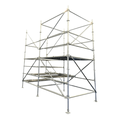SH-EM-2X4X6 - Andamio / Sistema Modular de Estructura Metálica / Hasta 6 m (19.7 ft) de Altura / Conexión por Cuñas / Acero Q355B-Q235B-Q195B