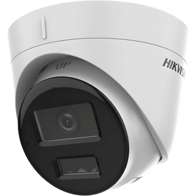 DS-2CD1343G3-LIUF - Cámara Turret IP / 4 Megapixel / Dual Light 30 m (98.4 ft) / Lente 2.8 mm / AcuSense Lite / Audio Integrado / IP67 / PoE