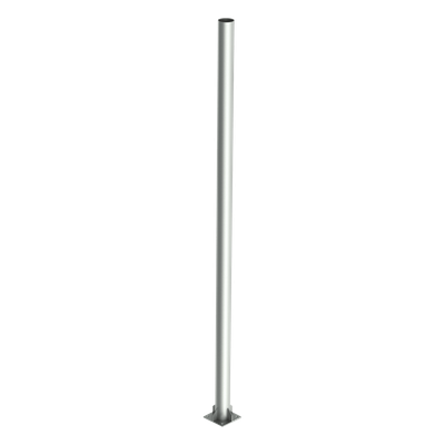 MSC-30A-6 - Poste Tubular de Acero Galvanizado / 6 m (19.7 ft) de Altura / Carga Máxima 20 kg / Base 30 x 30 cm / Cédula 30