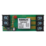 RIBMN24C - Relevador de control piloto / SPDT / Bobina 24 VAC-CD / Contactos 15 A @125 VAC / Montaje en riel 2.75 in / Serie RIB