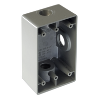 RR-2743 - Caja Condulet / 1" (25.4 mm) / Tres Bocas / Aluminio Diecast / NPT / Intemperie