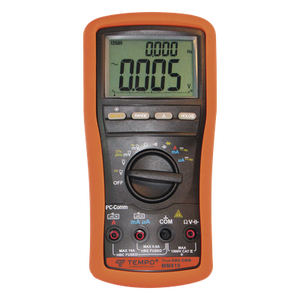 MM-810 - Multímetro Digital / Doble Pantalla LCD / True-RMS / 13 Funciones de Medición / Retroiluminación / Alerta BeepJack