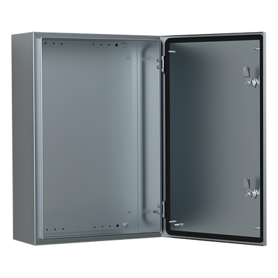 ASR0403015 - Gabinete de Acero Inoxidable / IP66 / 400x300x150 mm (15.7 x 11.8 x 5.9 in) / 2 Cerraduras / Placa de Montaje 2 mm