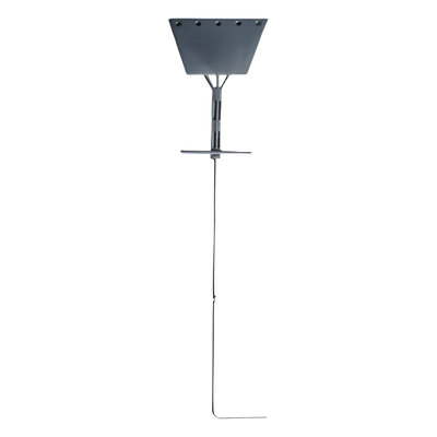 SAZ-60G - Ancla de Piso Tipo Paleta / Varilla 3/4" / Placa 1/2" (13 mm) / Longitud 195 cm (6.4 ft) / Galvanizado por Inmersión en Caliente / 22.5 kg