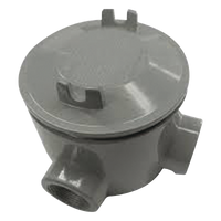 GRL-0440 - Caja a Prueba de Explosión / Aluminio Libre de Cobre / Rosca NPT 3/4" (19 mm) / IK09 / UL 886 y UL 1203
