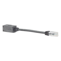 BKA6ASD8INBL - Adaptador de seguridad anti-desconexión / Cat 6A UTP / CM / 20.3 cm (8 pies) / Jack a Plug