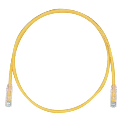 UTPSP10YLY - Cable de Parcheo UTP Cat6 / 24 AWG / CM / 3.05 m (10 ft) / T568A-B / 50μm Oro