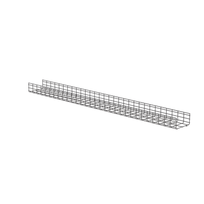 PWB6X12BL - Charola Wire Basket / 12 in (305 mm) Ancho / 6 in (152 mm) Alto / 10 ft (3 m) Largo / 626 Cables Cat6 / Negro
